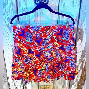 CK BradleyTopsy Skirt- Puma Orange Size XL Tennis Skirt Skort